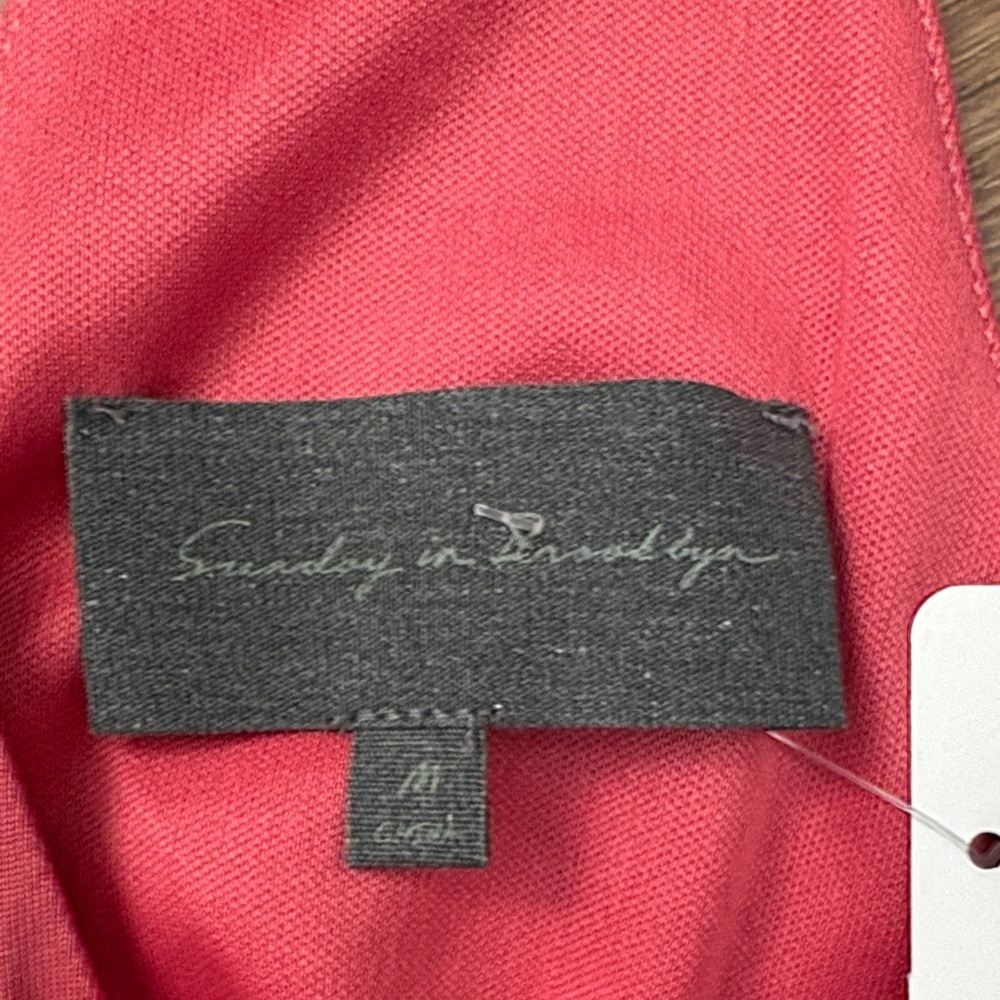 Sundays in Brooklyn Evereve Women's Modal Racer Tank in Rose Sz Medium NWT - Picture 3 of 6